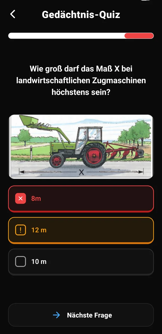 Falsch getippt? Die Lösung steht sofort da